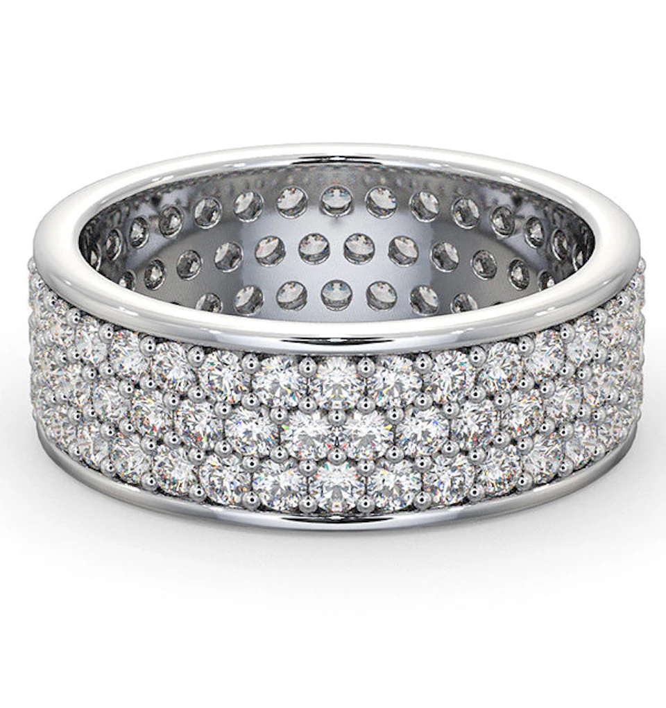 Eternity Ring Tia 18KW Diamond 2.00ct H/Si