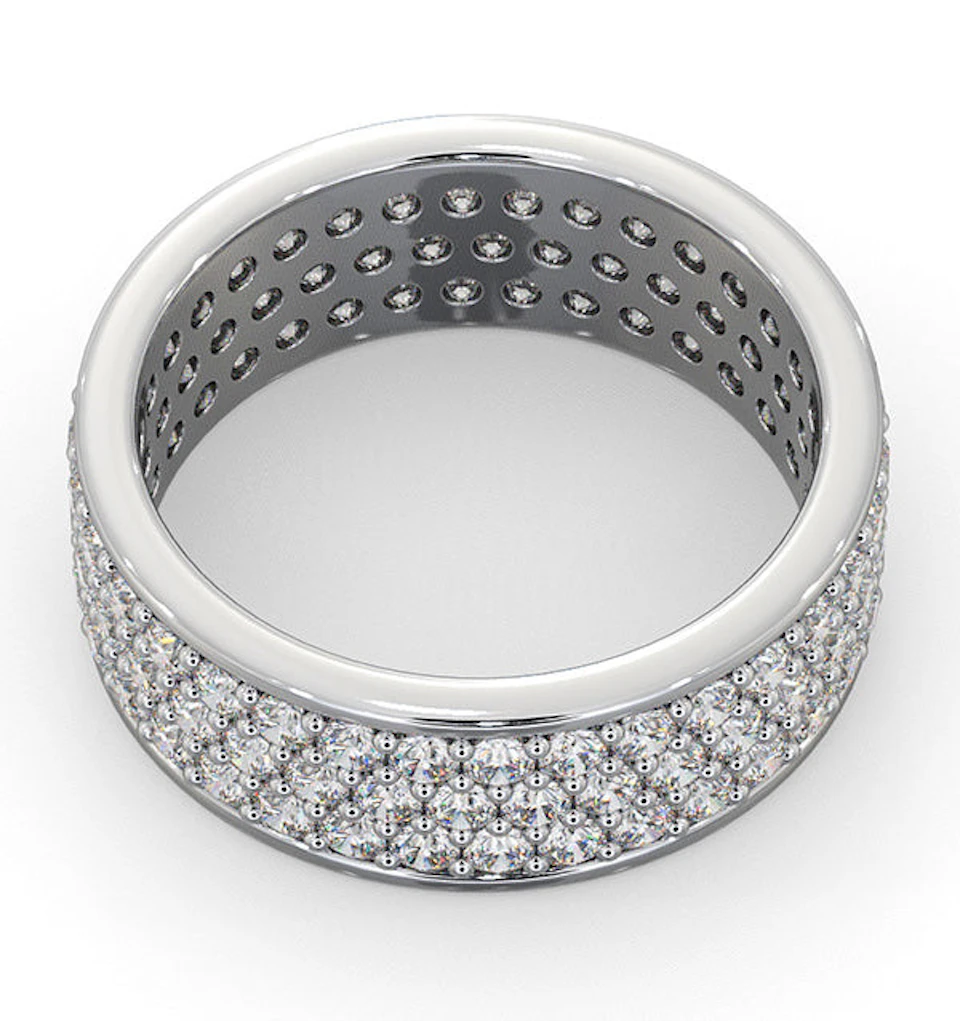 Eternity Ring Tia Platinum Diamond 2.00ct H/Si