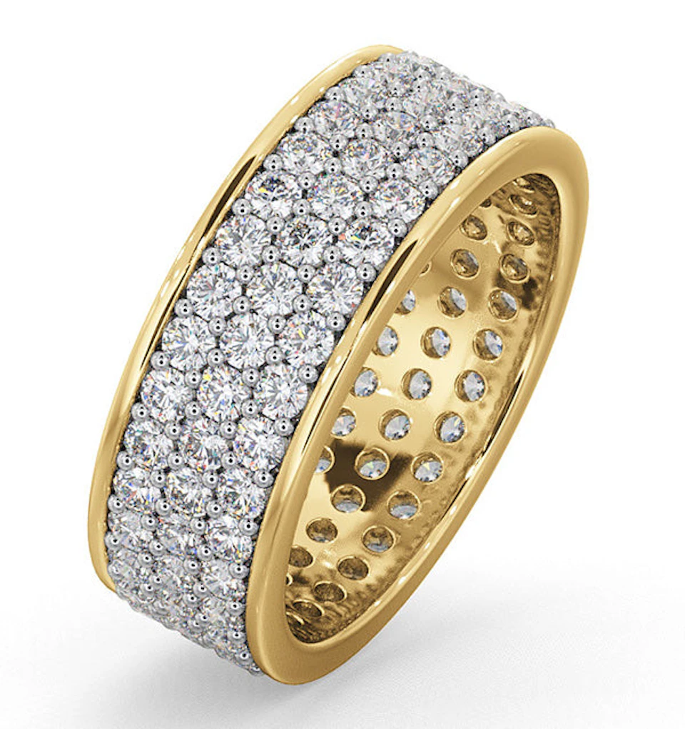 Eternity Ring Tia 18Ky Diamond 2.00ct H/Si