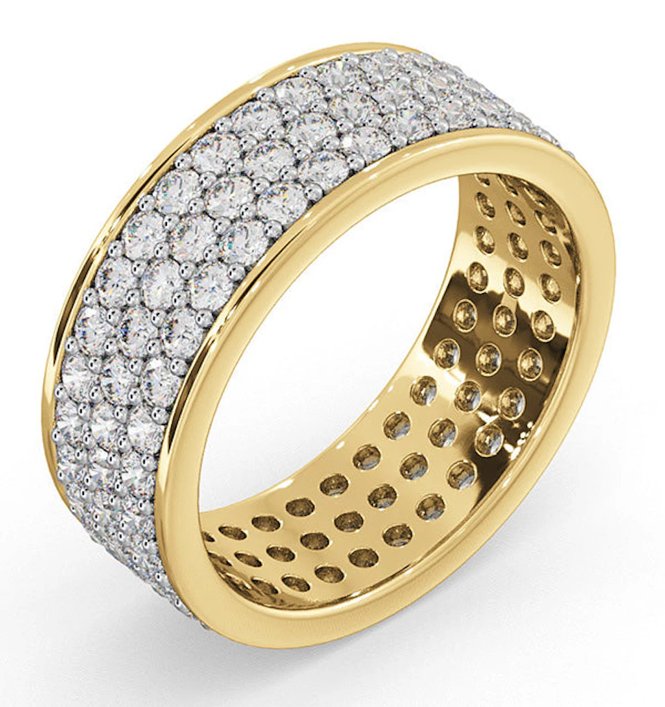 Eternity Ring Tia 18Ky Diamond 2.00ct H/Si