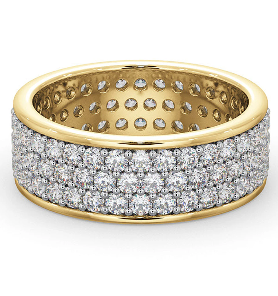 Eternity Ring Tia 18Ky Diamond 2.00ct H/Si