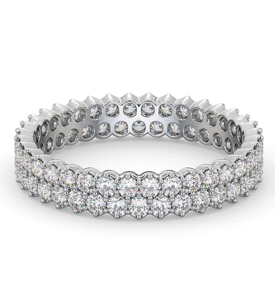 Eternity Ring Jasmine Platinum Diamond 1.00ct G/Vs