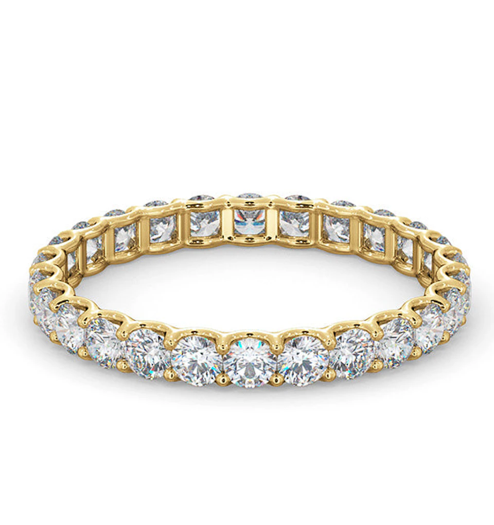 Eternity Ring Chloe 18K Gold Diamond 1.00ct G/Vs