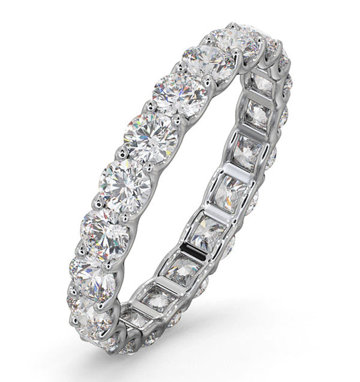 Eternity Ring Chloe Platinum Diamond 2.00ct G/Vs