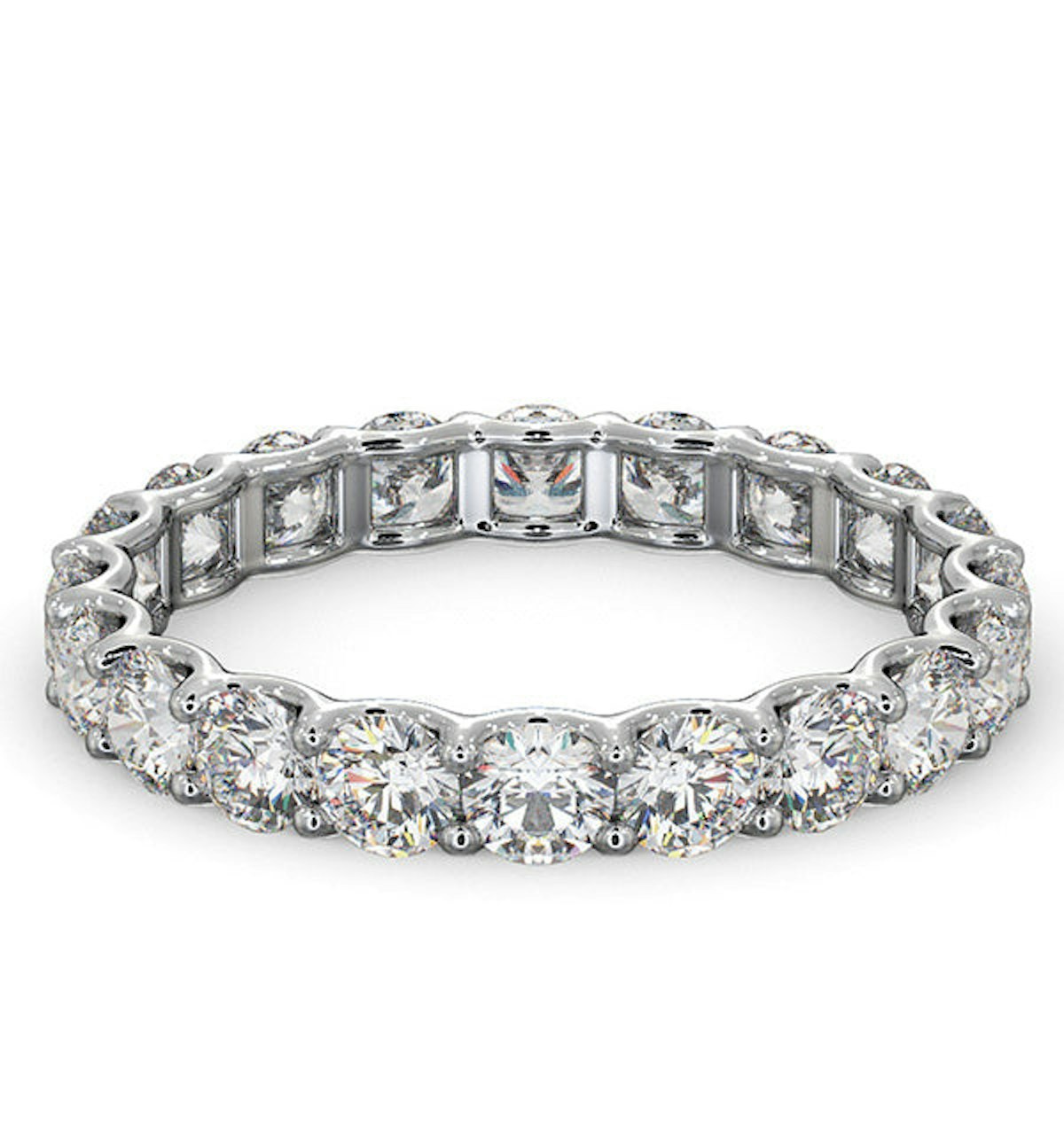 Eternity Ring Chloe 18K White Gold Diamond 2.00ct H/Si