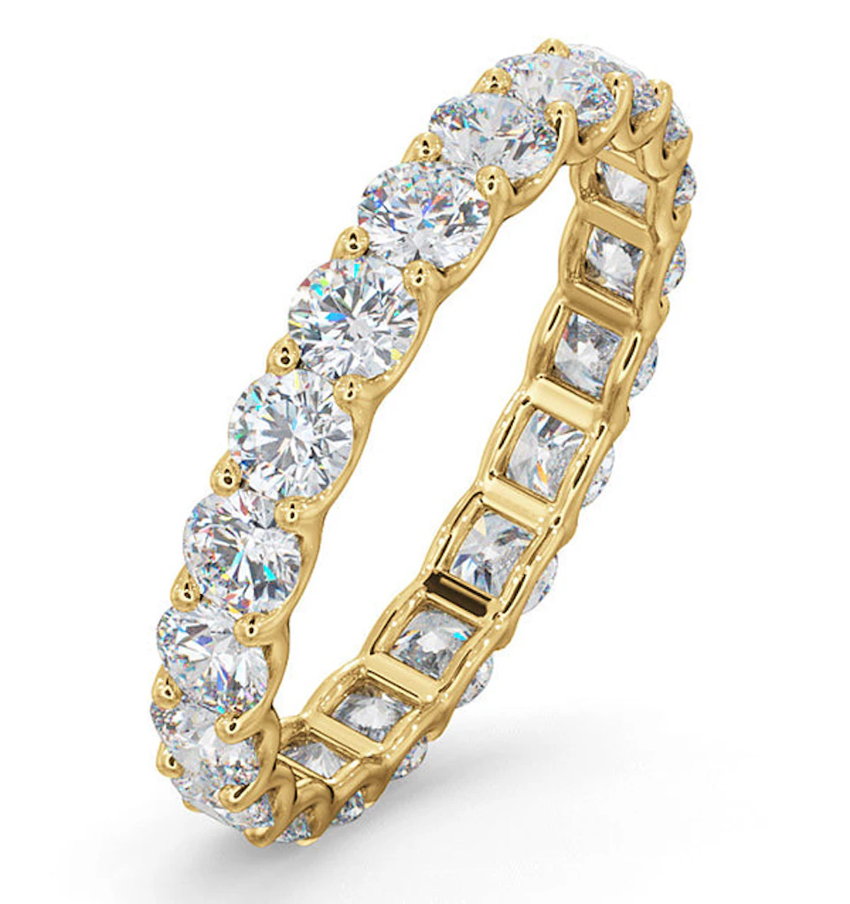 Eternity Ring Chloe 18K Gold Diamond 2.00ct H/Si