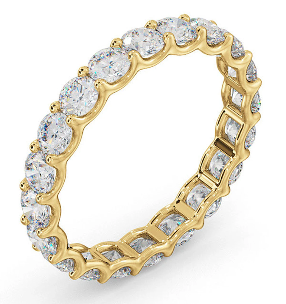Eternity Ring Chloe 18K Gold Diamond 2.00ct G/Vs