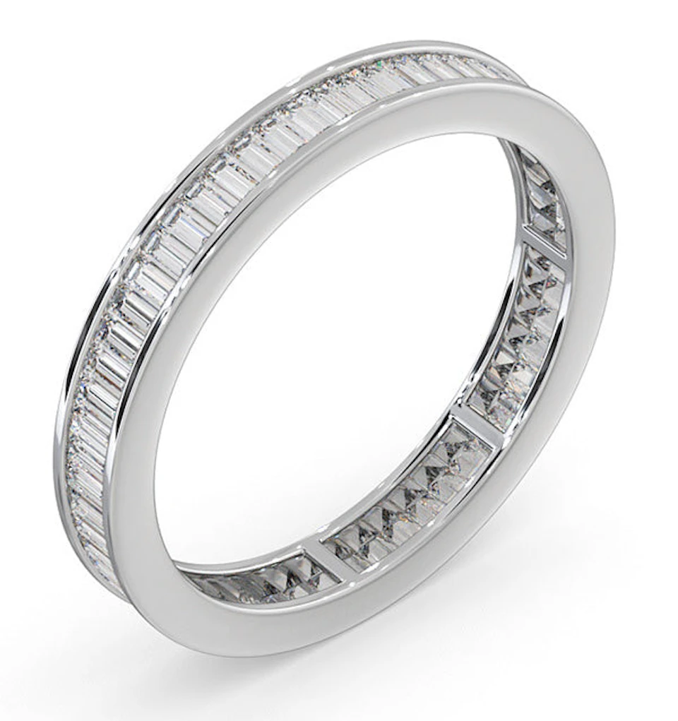 Eternity Ring Grace 18K White Gold Diamond 1.00ct H/Si