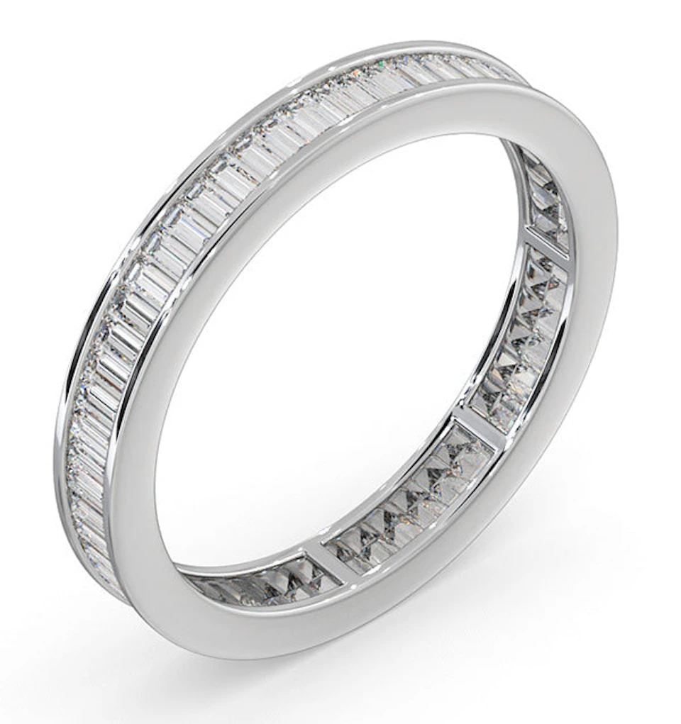 Eternity Ring Grace 18K White Gold Diamond 1.00ct G/Vs