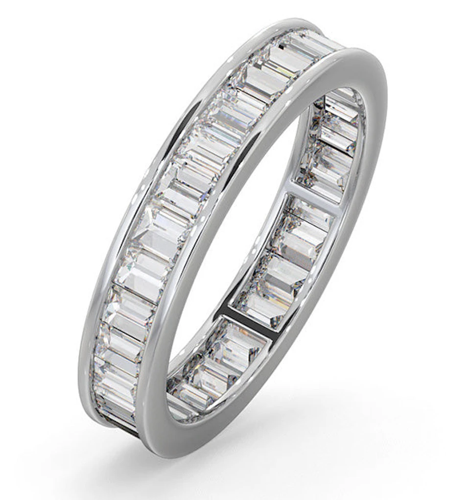 Eternity Ring Grace 18K White Gold Diamond 1.50ct G/Vs