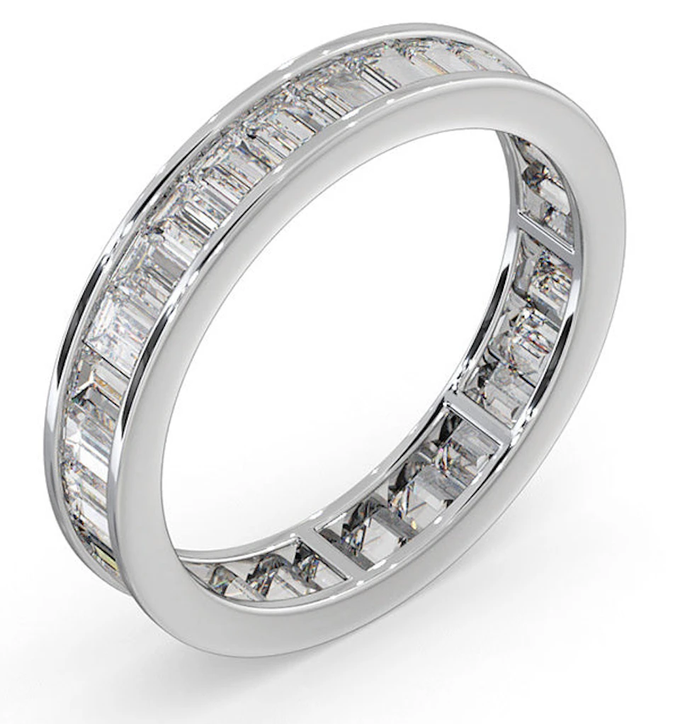 Eternity Ring Grace 18K White Gold Diamond 1.50ct G/Vs