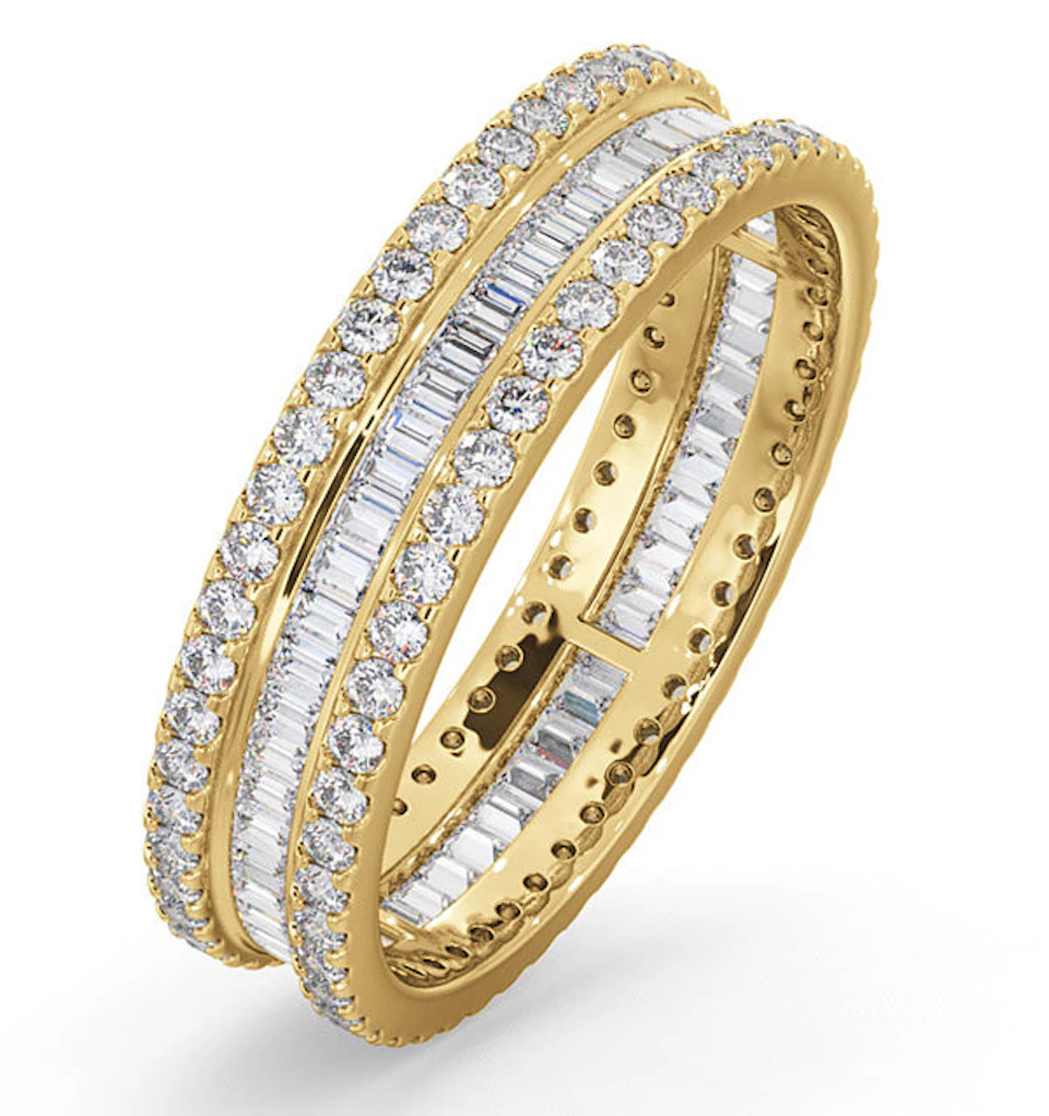 Eternity Ring Katie 18K Gold Diamond 1.00ct H/Si