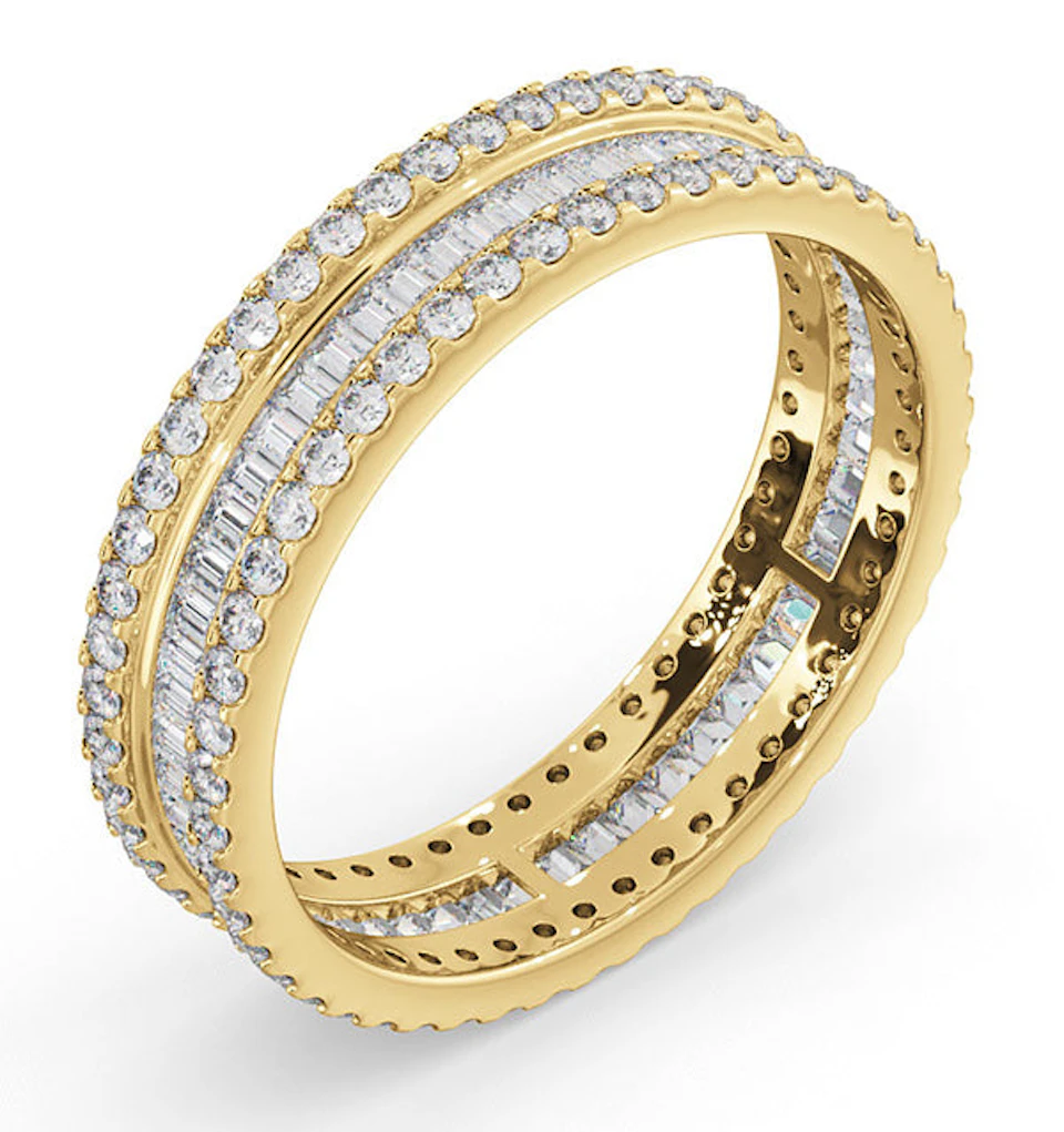 Eternity Ring Katie 18K Gold Diamond 1.00ct H/Si