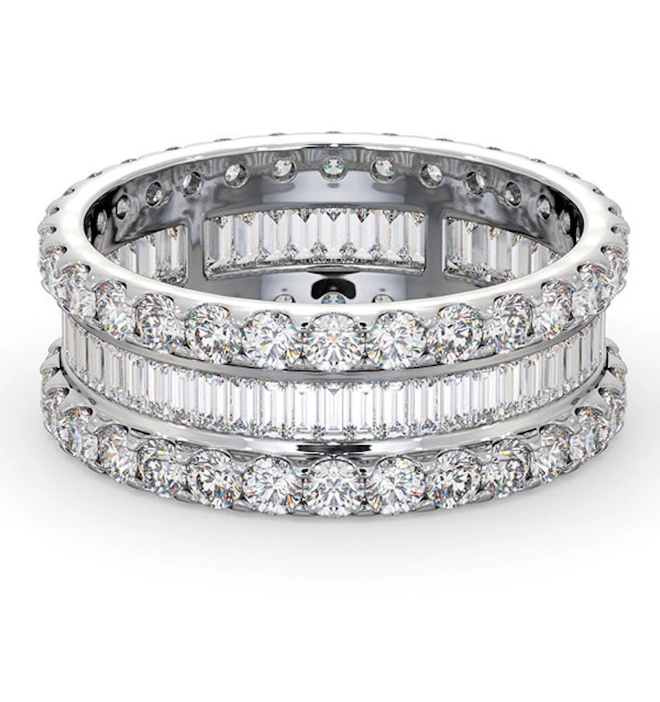 Eternity Ring Katie 18K White Gold Diamond 3.00ct G/Vs