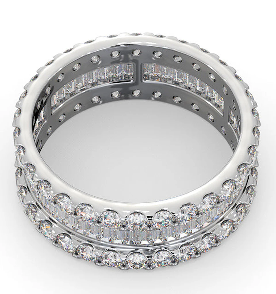 Eternity Ring Katie 18K White Gold Diamond 3.00ct G/Vs