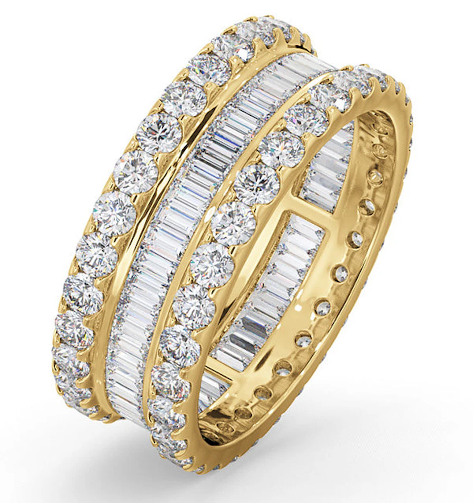 Eternity Ring Katie 18K Gold Diamond 3.00ct G/Vs