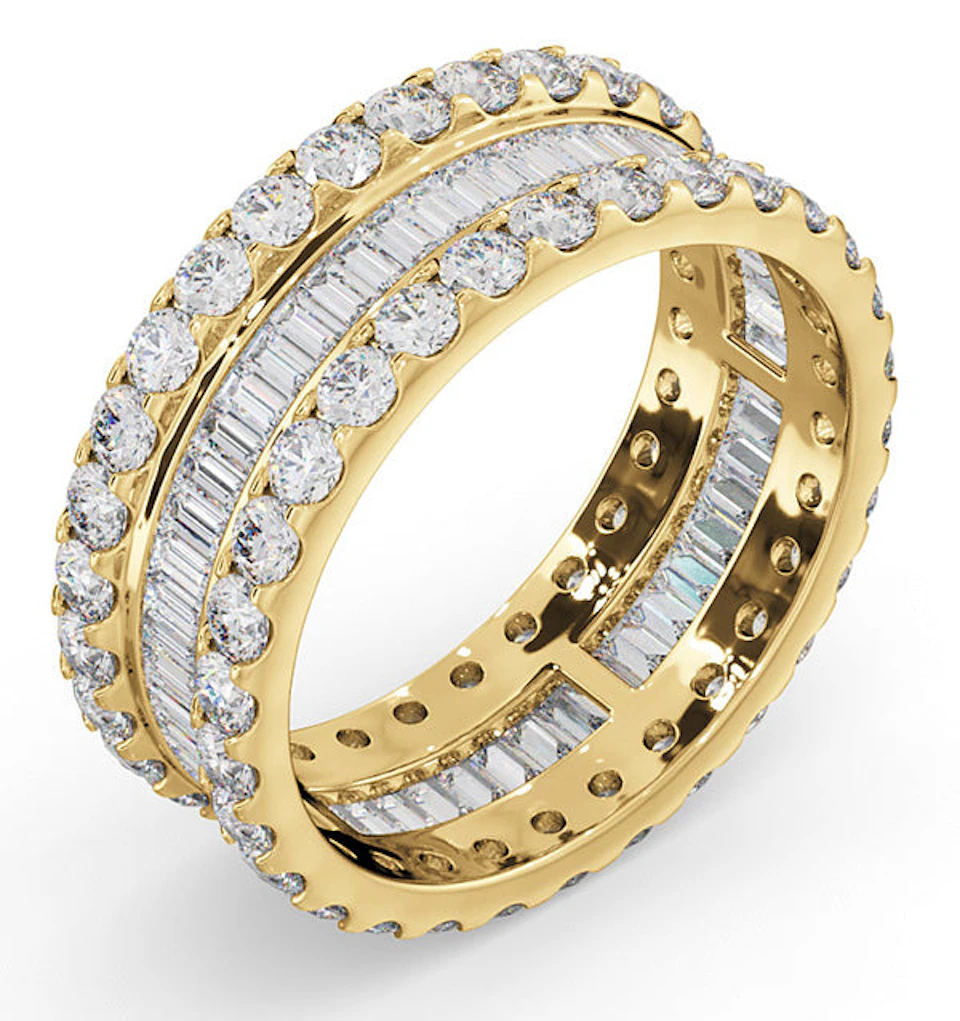 Eternity Ring Katie 18K Gold Diamond 3.00ct G/Vs