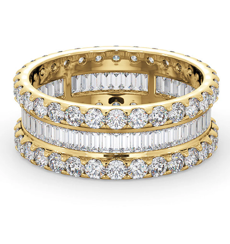 Eternity Ring Katie 18K Gold Diamond 3.00ct G/Vs