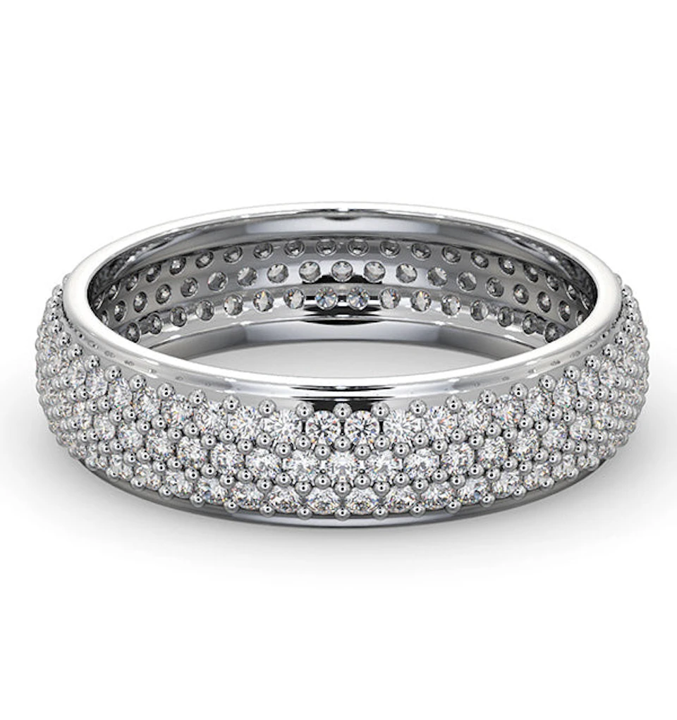 Eternity Ring Sara 18K White Gold Diamond 1.00ct H/Si