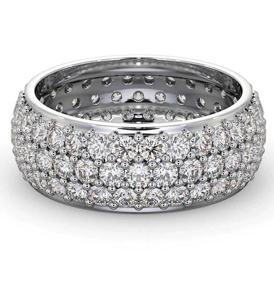 Eternity Ring Sara 18K White Gold Diamond 3.00ct H/Si