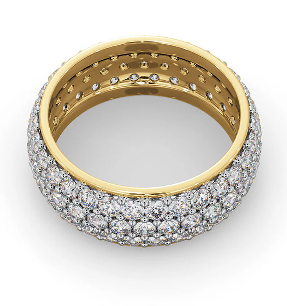 Eternity Ring Sara 18K Gold Diamond 3.00ct H/Si