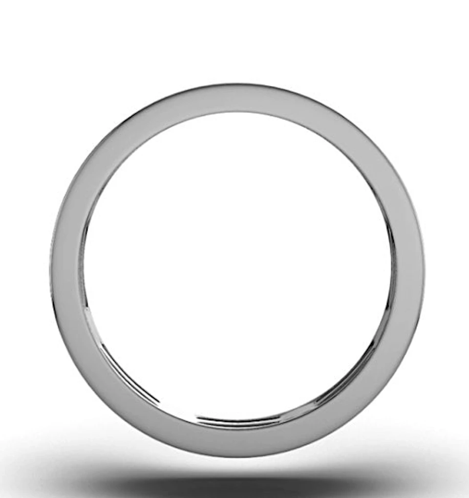 Mens 1ct H/Si Diamond Platinum Full Band Ring