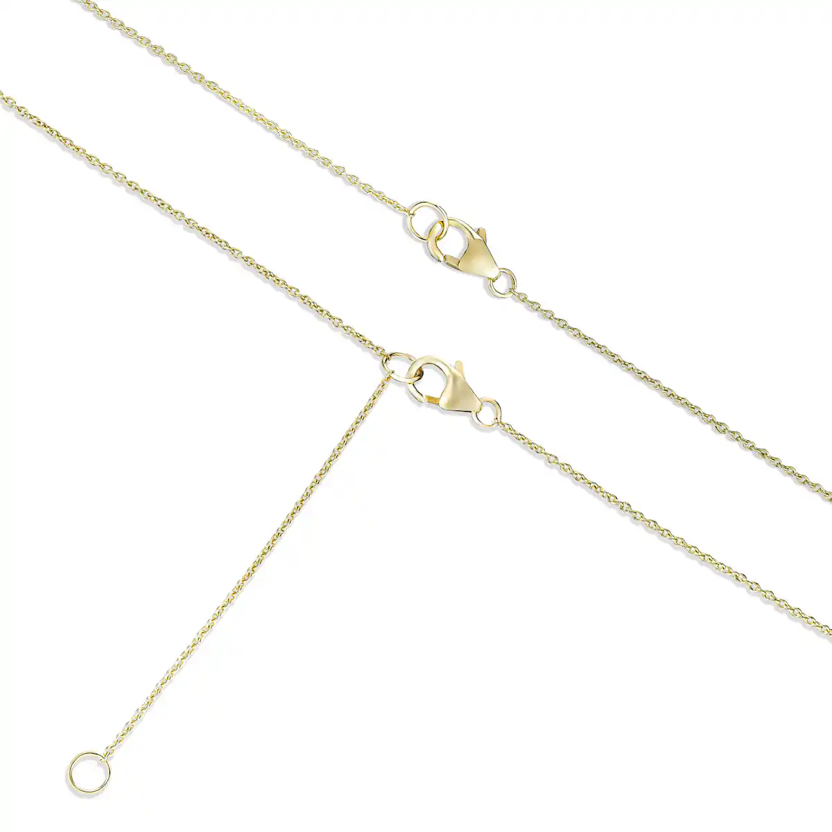Wanderlust Floating Lab Diamond Solitaire Necklace 1.00ct H/SI in 9K Yellow Gold