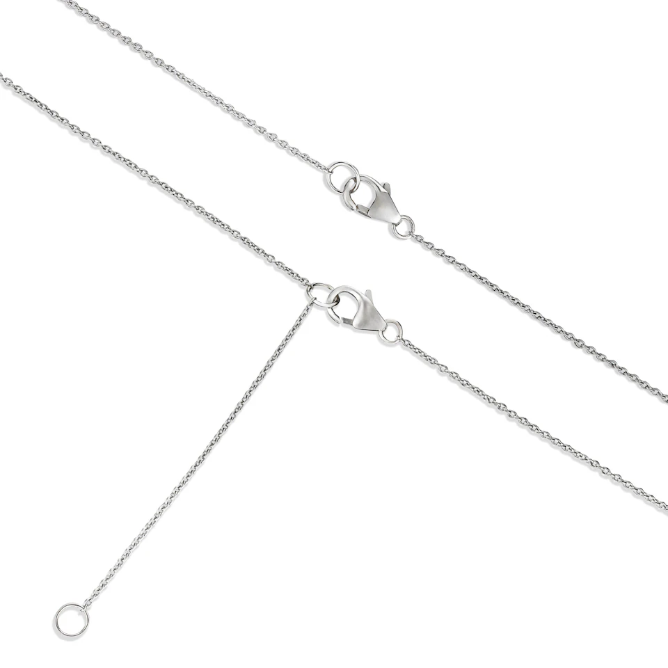 Wanderlust Floating Lab Diamond Solitaire Necklace 0.33ct H/SI in Silver