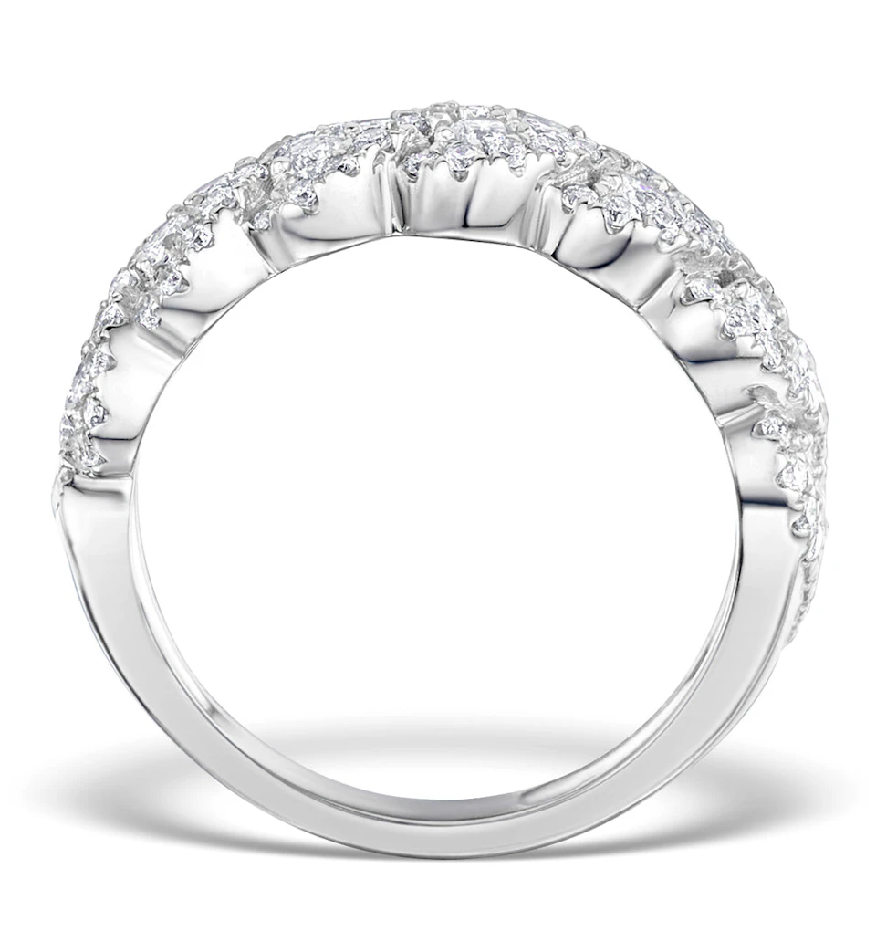 Lab Diamond Weave Ring 1CT H/Si in 9K Gold - N4545Y