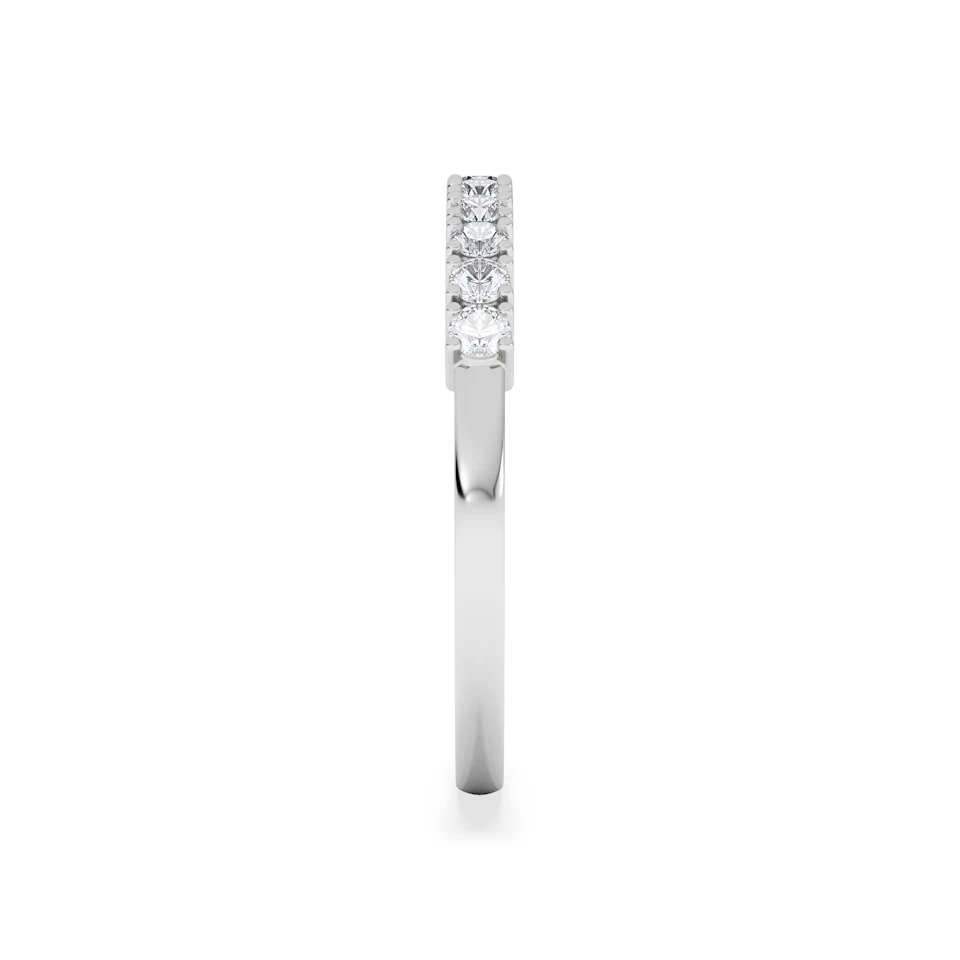 Half Eternity Ring 0.30CT Lab Diamond 9K White Gold