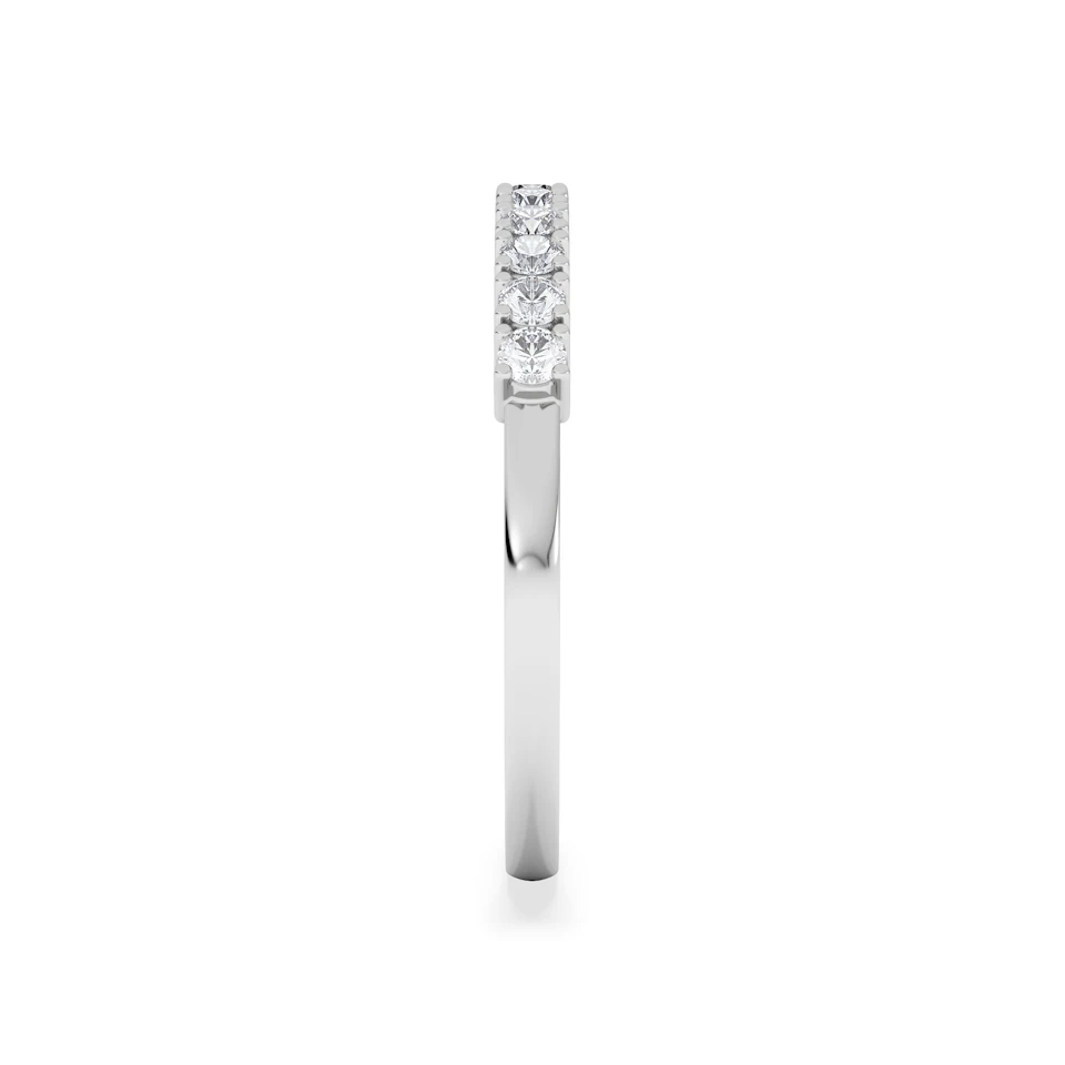 Twilight Lab Diamond 0.30ct H/SI Half Eternity Ring in 925 Silver