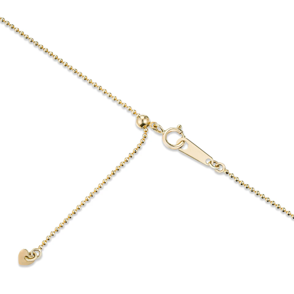 Vivara Lab Ruby and Lab Diamond Necklace Set in 9K Yellow Gold