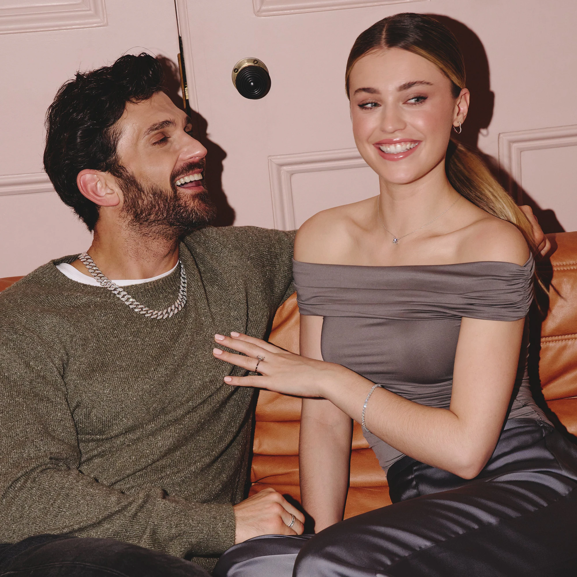 6ct HSi Lab Diamond Tennis Bracelet Claw Set in 9K Yellow Gold