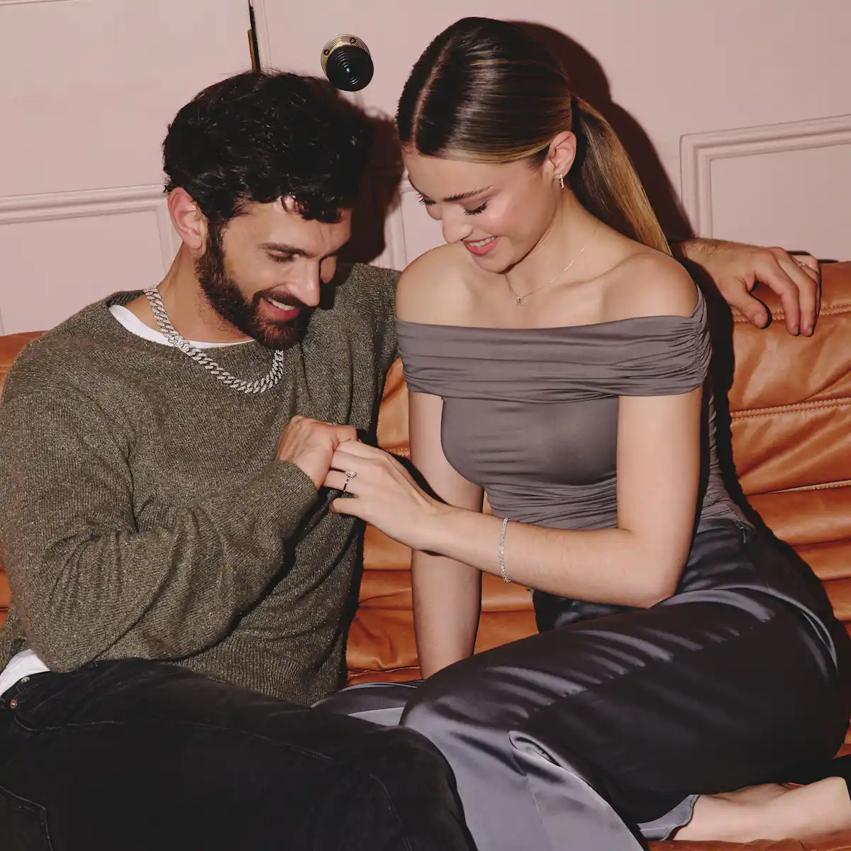 Amora Radiant 3.00ct Lab Diamond Engagement Ring G/VS1 Set in 18K White Gold