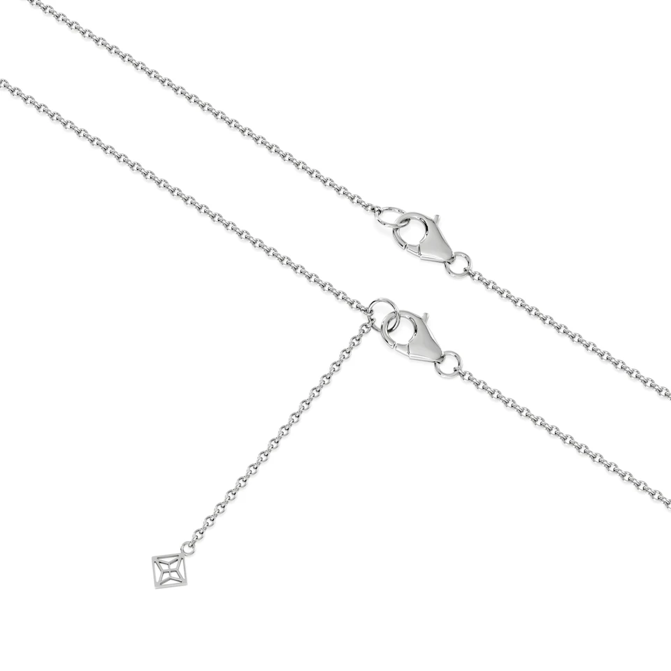 Lab Diamond Eternal Glow Circles Necklace 0.35ct in 925 Silver