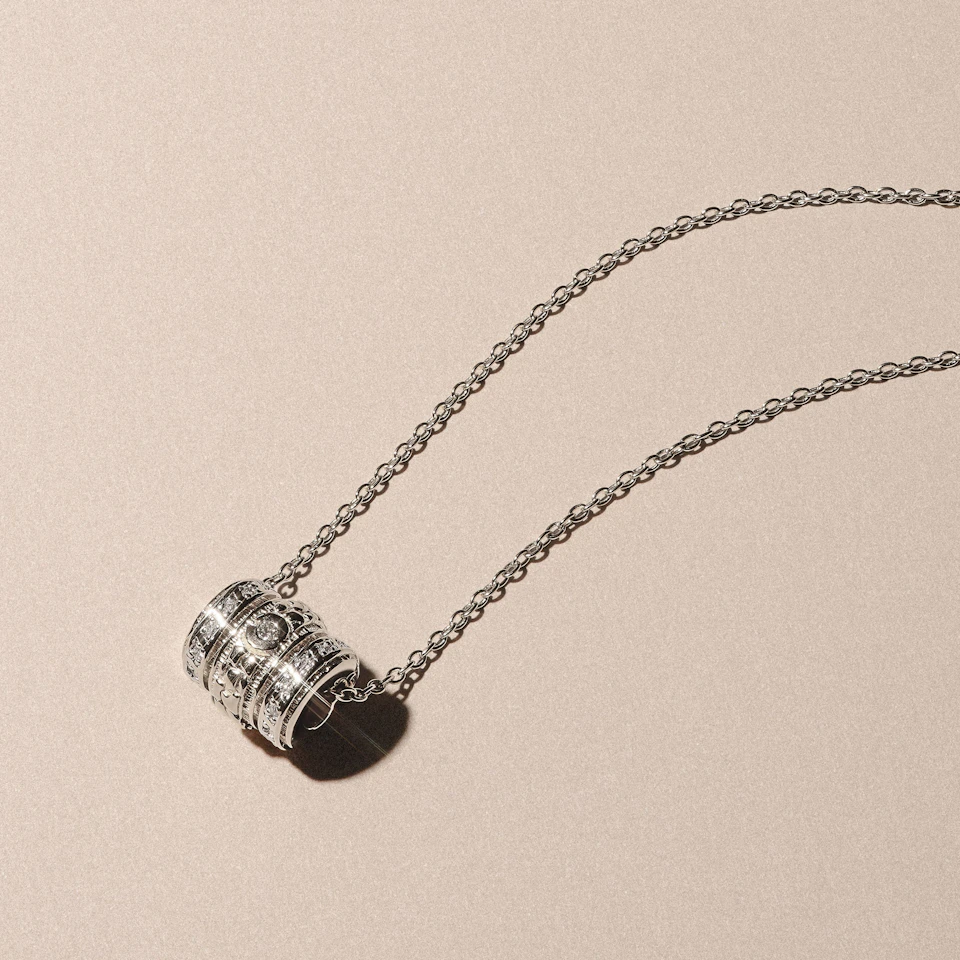 Bond 0.14ct Lab Diamond Necklace in Sterling Silver