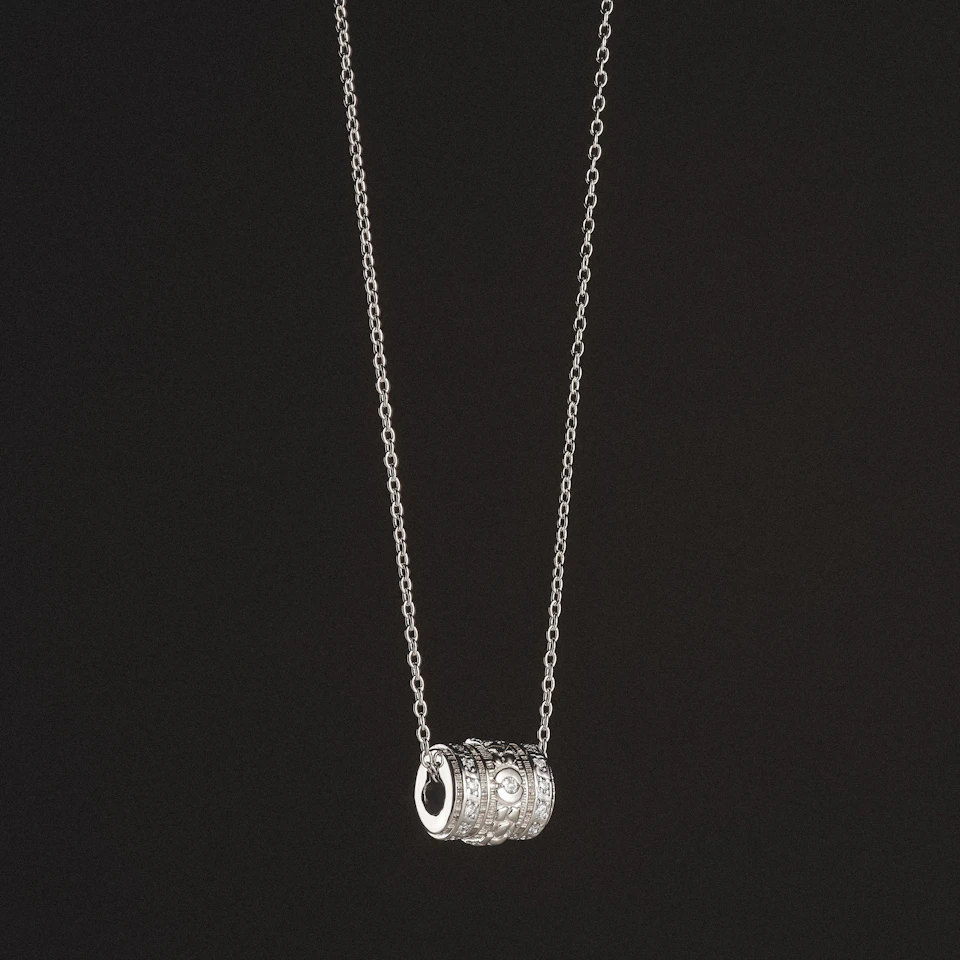 Bond 0.14ct Lab Diamond Necklace in Sterling Silver