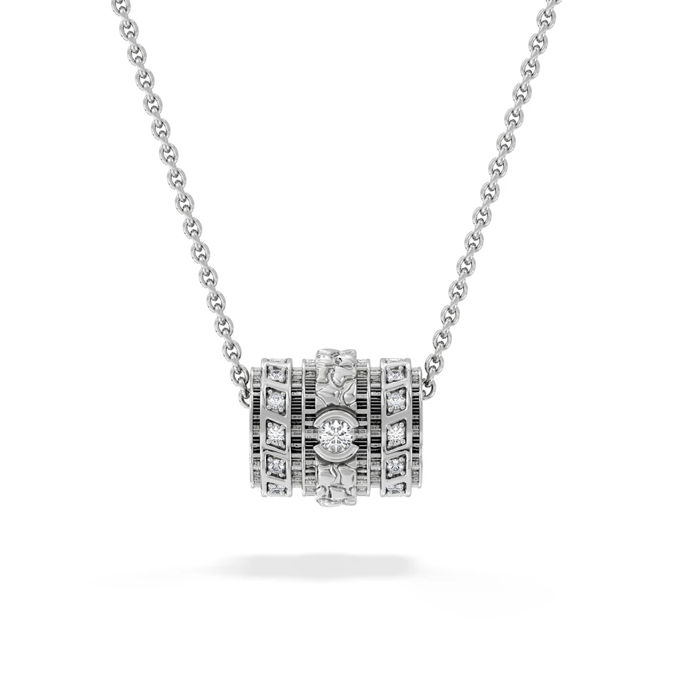 Bond 0.14ct Lab Diamond Necklace in Sterling Silver