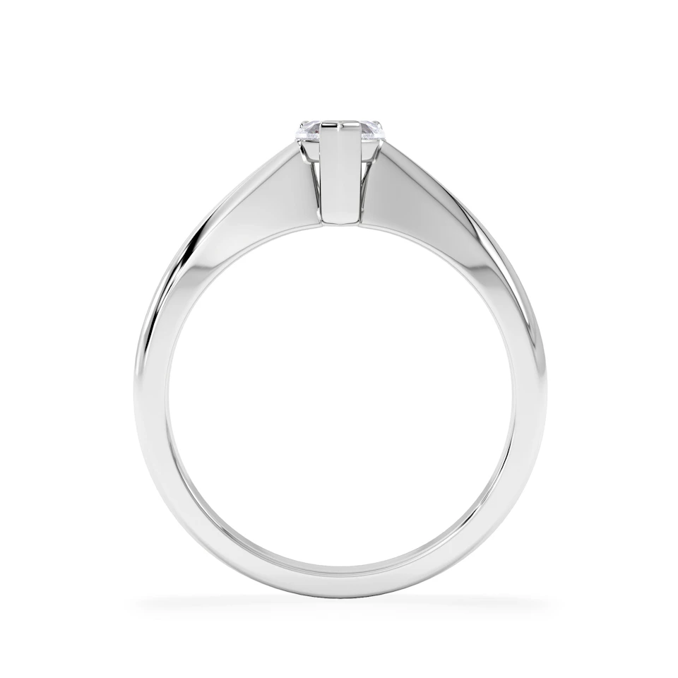 Naomi Heart Cut Lab Diamond Engagement Ring 0.33ct H/SI in 925 Silver