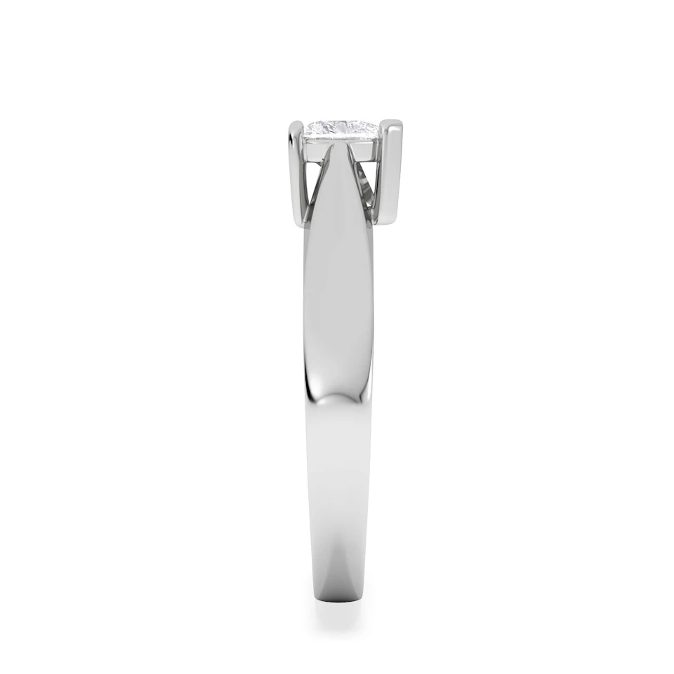 Naomi Heart Cut Lab Diamond Engagement Ring 0.33ct H/SI in 925 Silver