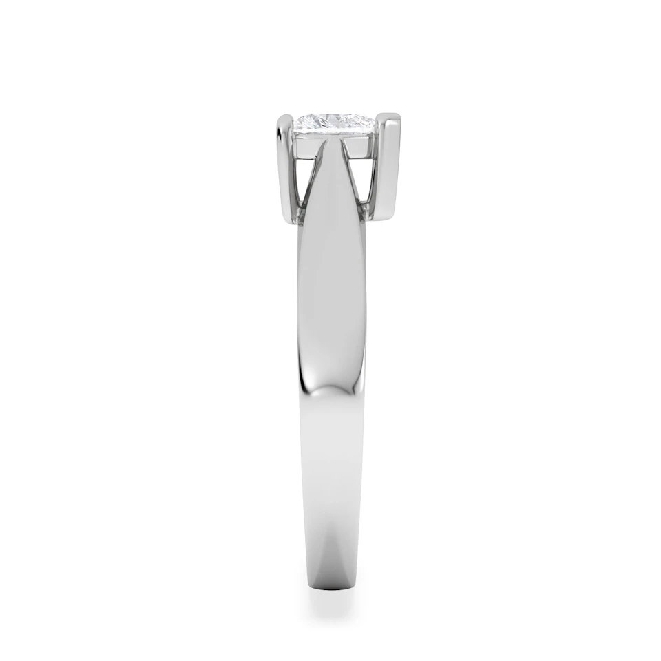 Naomi Heart Cut Lab Diamond Engagement Ring 0.50ct H/SI in 925 Silver