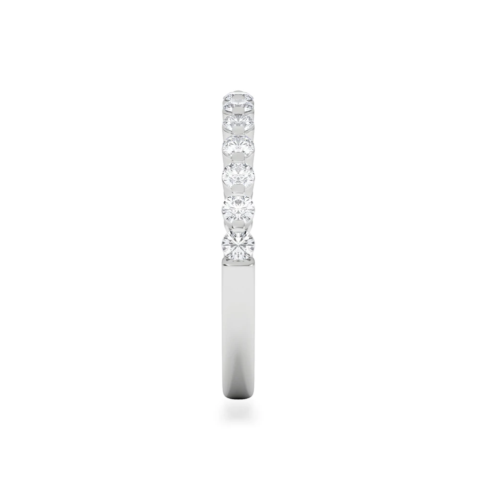 Solstice 0.35ct Lab Diamond Half Eternity Ring F/VS in 9k White Gold