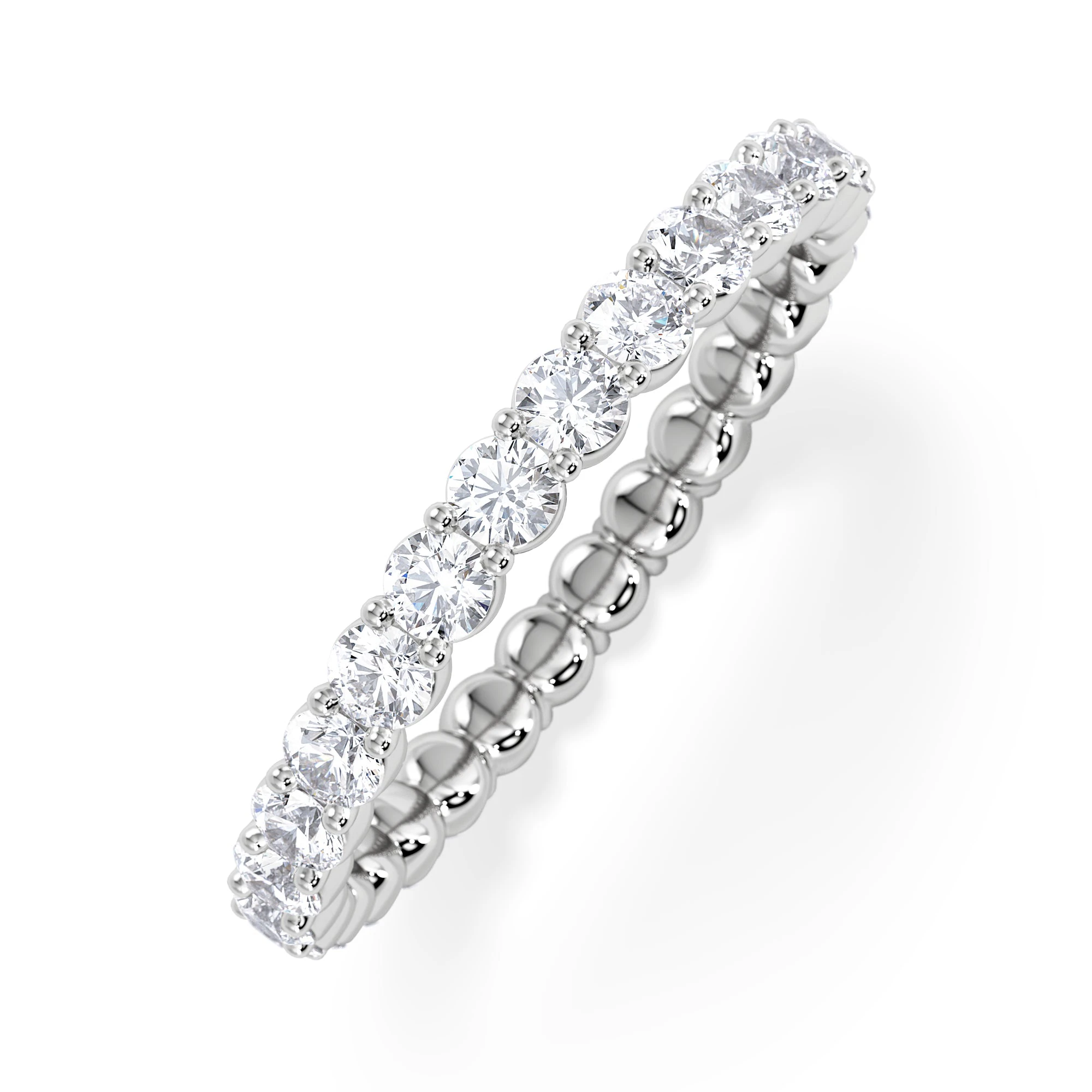 Chloe Lab Diamond 1.00ct Eternity Ring F/VS in 925 Silver