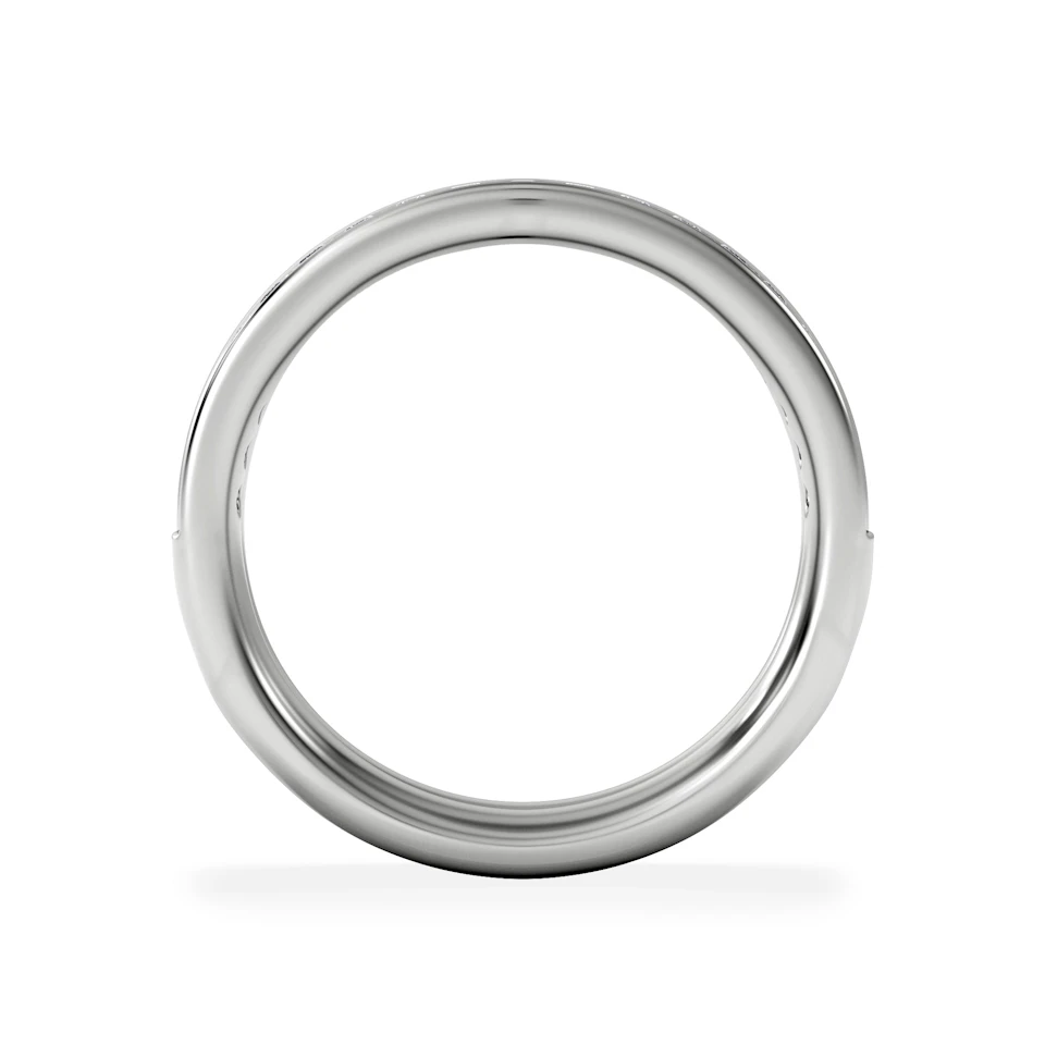 Duo Curve Stacking Lab Diamond Ring 0.26ct in 9K White Gold