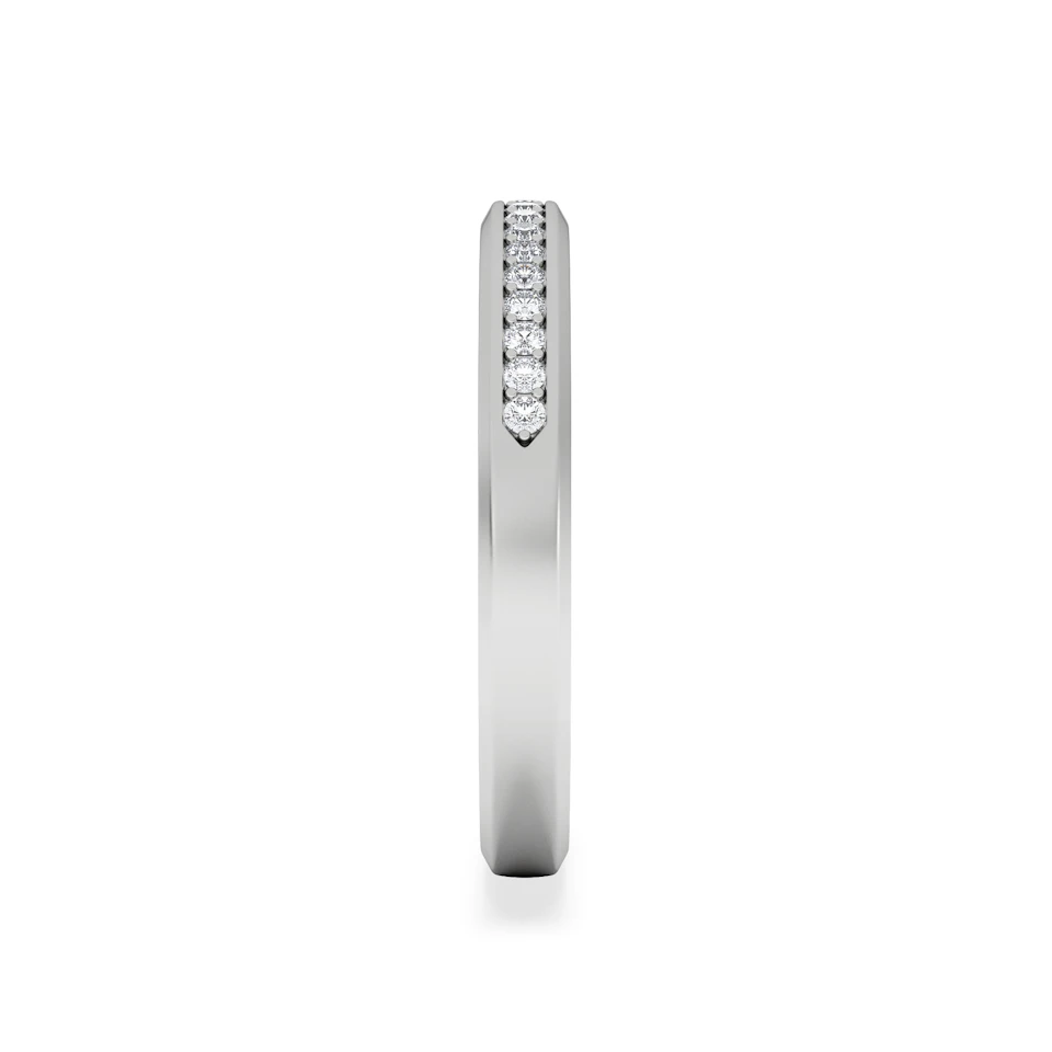 Lab Diamond Heritage Grain Ring 0.15ct H/SI in 925 Silver