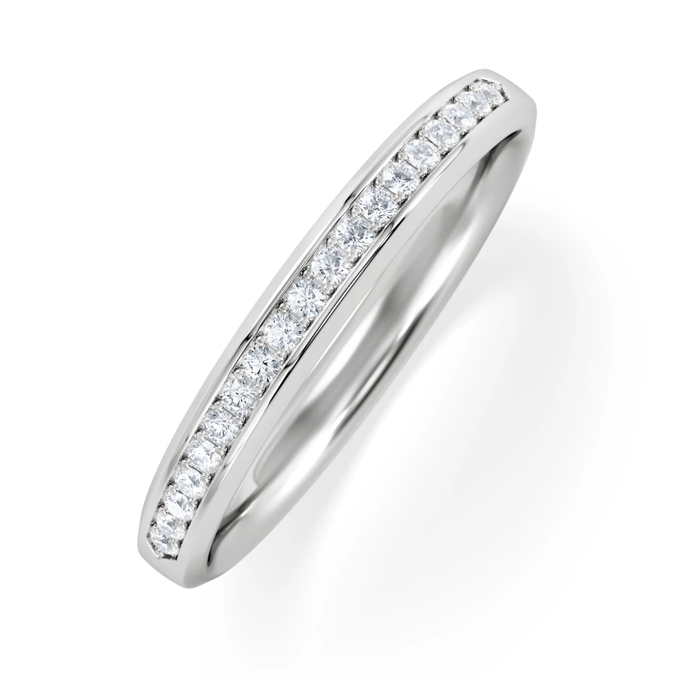 Lab Diamond Heritage Grain Ring 0.15ct H/SI in 925 Silver