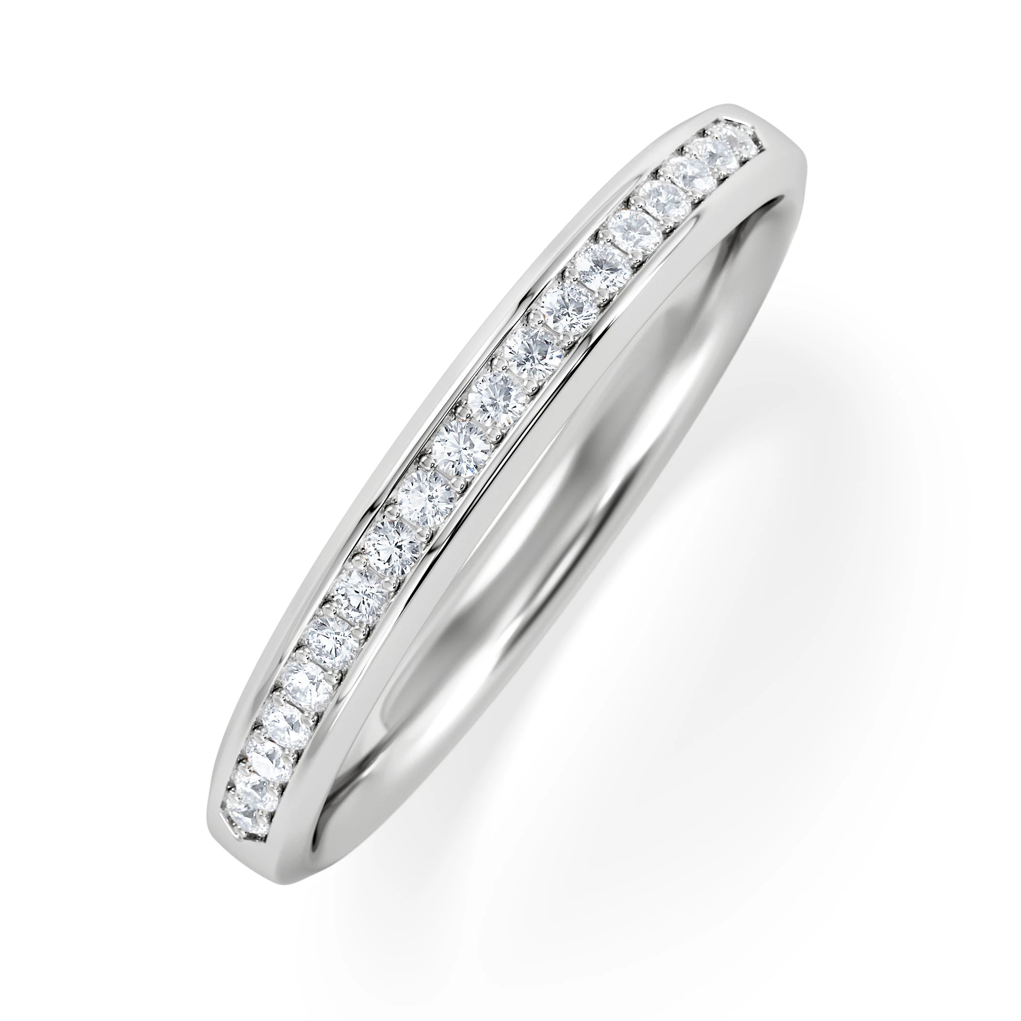 Lab Diamond Heritage Grain Ring 0.15ct H/SI in 925 Silver