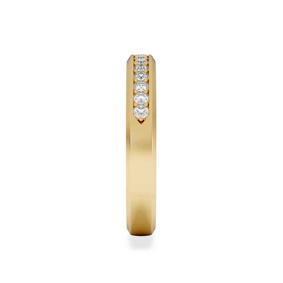 Lab Diamond Heritage Half Eternity Ring 0.30ct H/SI in 9K Gold