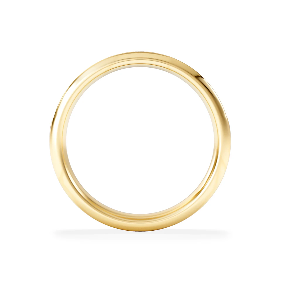 Lab Diamond Heritage Grain 0.50ct H/SI in 18K Gold Vermeil