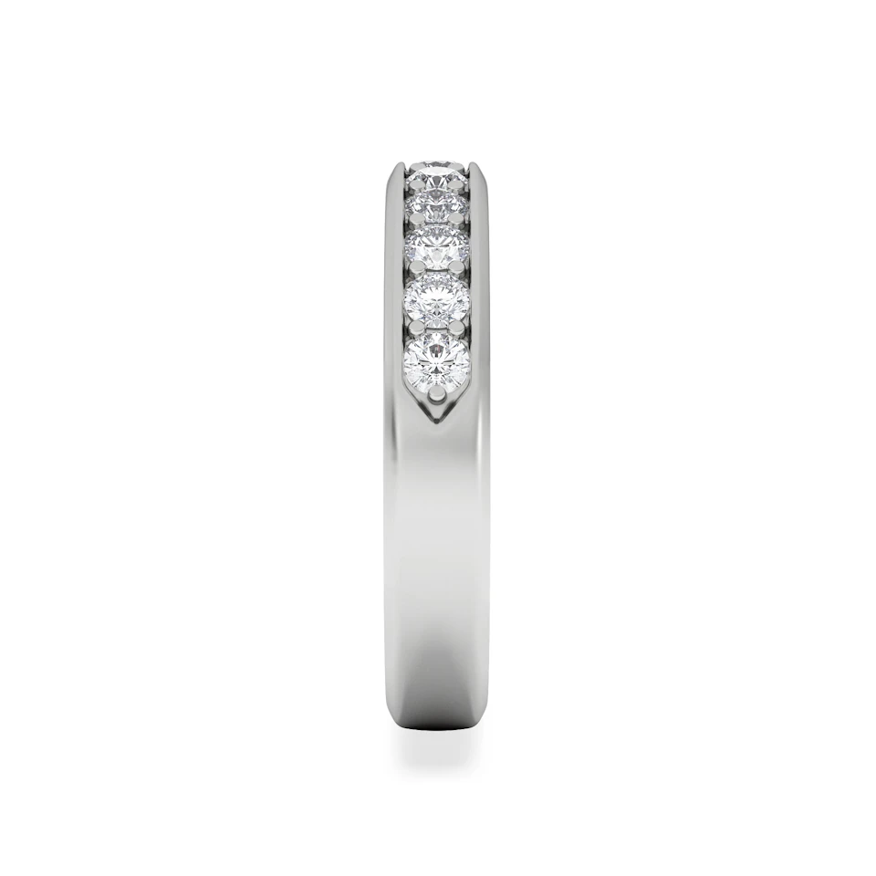 Lab Diamond Heritage Half Eternity Ring 0.50ct H/SI in 9K White Gold